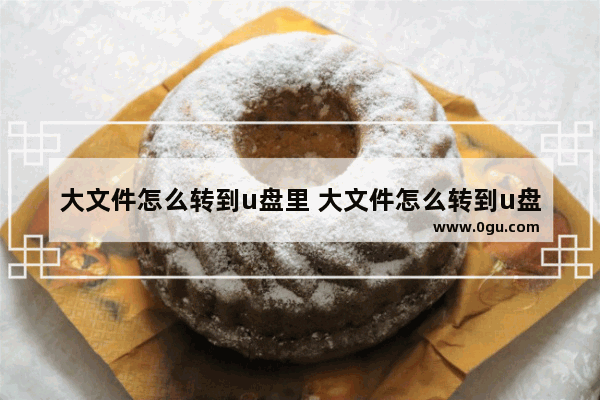 大文件怎么转到u盘里 大文件怎么转到u盘里面