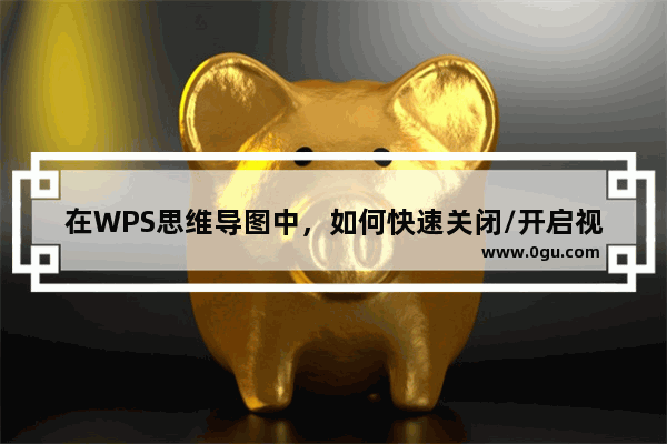在WPS思维导图中，如何快速关闭/开启视图导航？