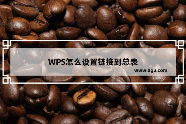 WPS怎么设置链接到总表