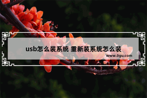 usb怎么装系统 重新装系统怎么装