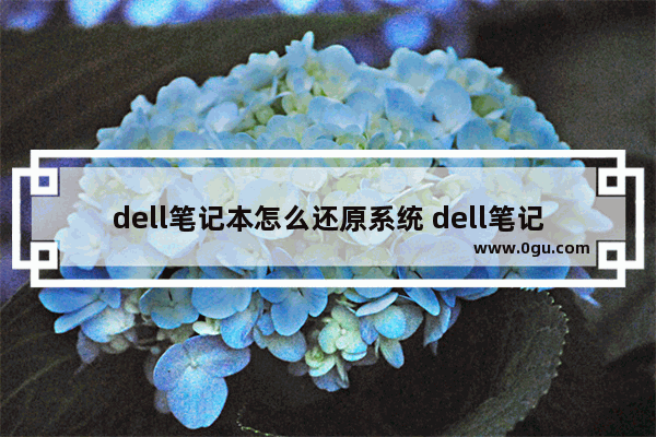 dell笔记本怎么还原系统 dell笔记本如何恢复系统还原