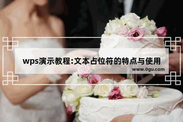 wps演示教程:文本占位符的特点与使用