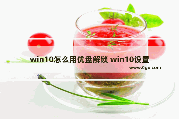 win10怎么用优盘解锁 win10设置u盘解锁