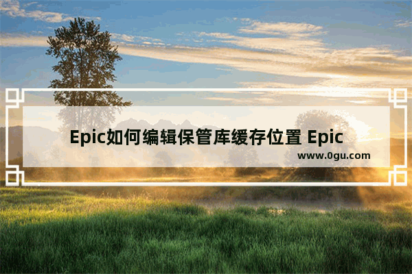 Epic如何编辑保管库缓存位置 Epic编辑保管库缓存位置的方法
