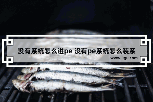 没有系统怎么进pe 没有pe系统怎么装系统