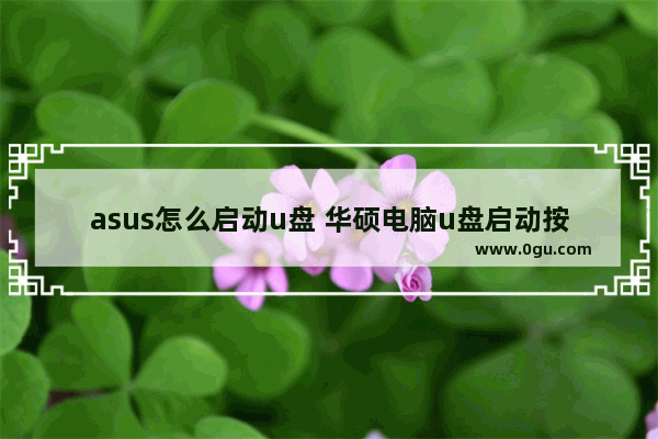 asus怎么启动u盘 华硕电脑u盘启动按哪个键