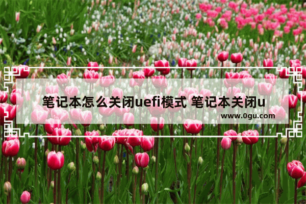 笔记本怎么关闭uefi模式 笔记本关闭uefi模式内屏黑屏