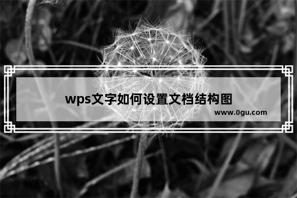 wps文字如何设置文档结构图