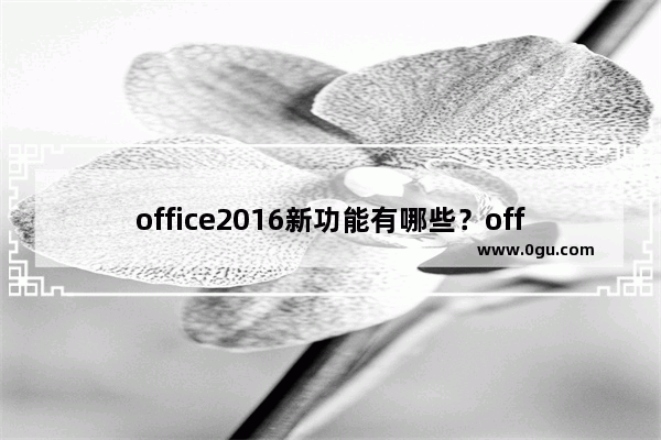 office2016新功能有哪些？office2016功能评测
