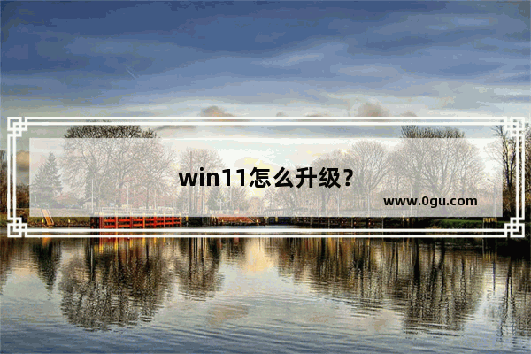 win11怎么升级？