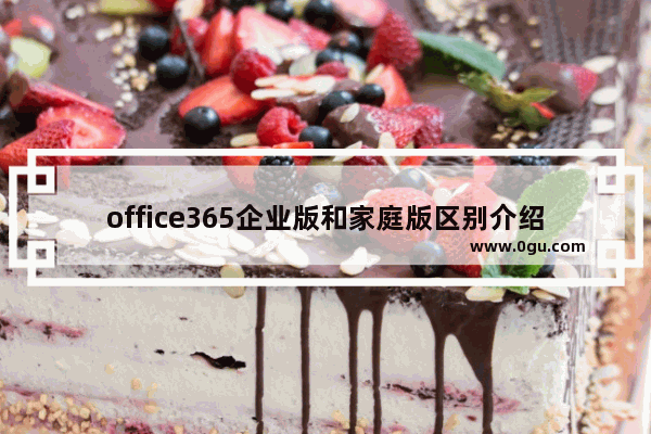 office365企业版和家庭版区别介绍
