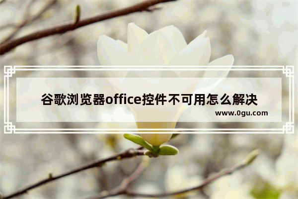 谷歌浏览器office控件不可用怎么解决 谷歌浏览器显示office控件不可用怎么办