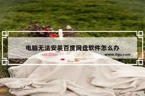 电脑无法安装百度网盘软件怎么办