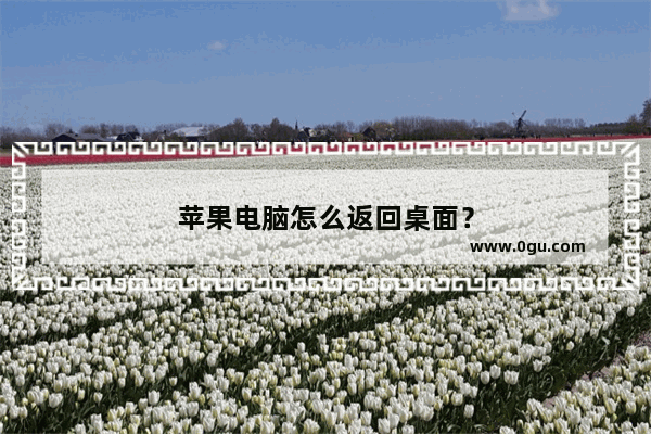 苹果电脑怎么返回桌面？