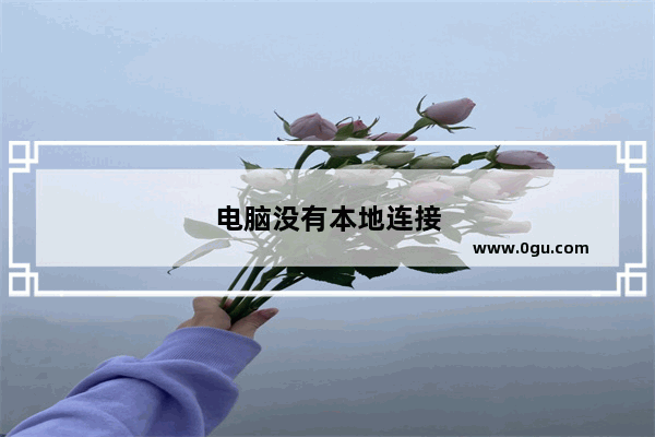 电脑没有本地连接