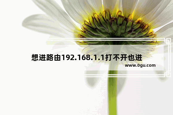 想进路由192.168.1.1打不开也进不去的解决方法(来话路由192.168.1.1无法打开或进入问题的解决方案。)