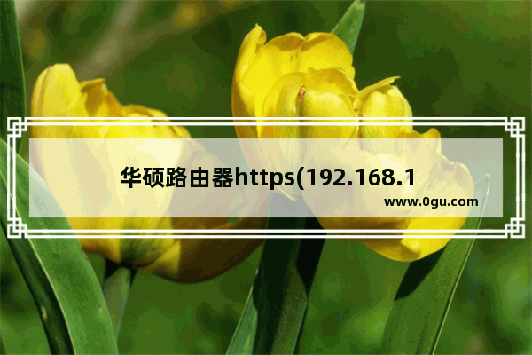 华硕路由器https(192.168.1.1华硕路由器)