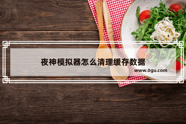夜神模拟器怎么清理缓存数据