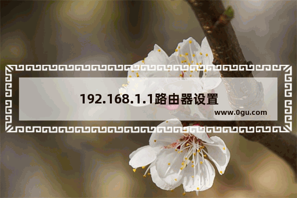 192.168.1.1路由器设置