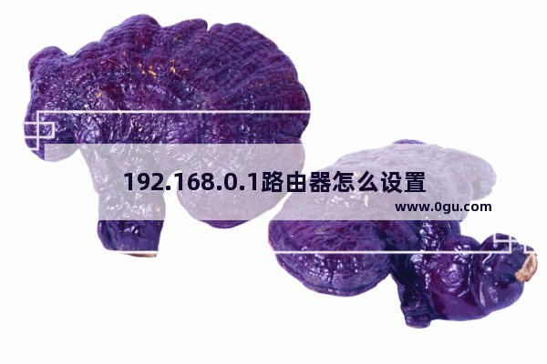192.168.0.1路由器怎么设置