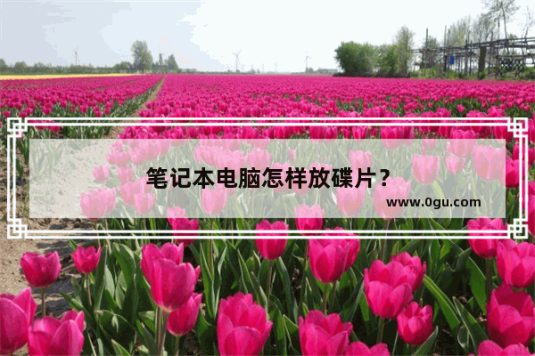 笔记本电脑怎样放碟片？