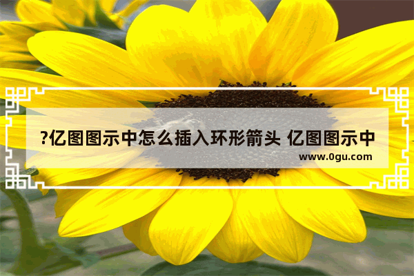 ?亿图图示中怎么插入环形箭头 亿图图示中制作环形箭头图的方法教程