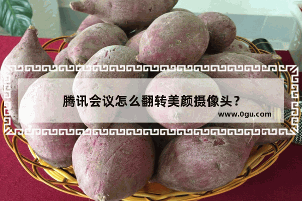 腾讯会议怎么翻转美颜摄像头？
