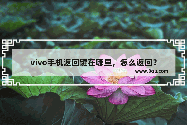 vivo手机返回键在哪里，怎么返回？