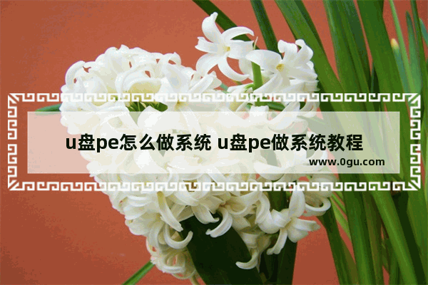 u盘pe怎么做系统 u盘pe做系统教程