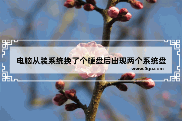 电脑从装系统换了个硬盘后出现两个系统盘
