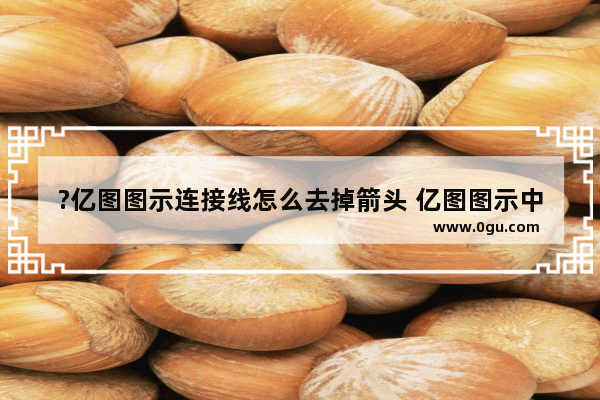 ?亿图图示连接线怎么去掉箭头 亿图图示中设置无箭头连接线的方法教程