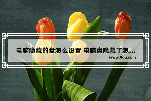电脑隐藏的盘怎么设置 电脑盘隐藏了怎么恢复