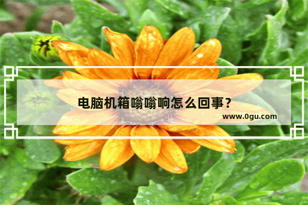 电脑机箱嗡嗡响怎么回事？