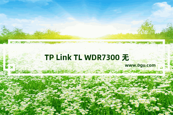 TP Link TL WDR7300 无线路由器当作交换机使用设置教程