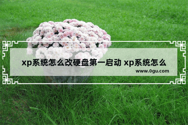 xp系统怎么改硬盘第一启动 xp系统怎么改硬盘第一启动顺序