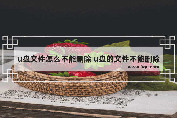u盘文件怎么不能删除 u盘的文件不能删除怎么弄
