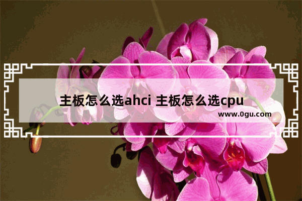 主板怎么选ahci 主板怎么选cpu