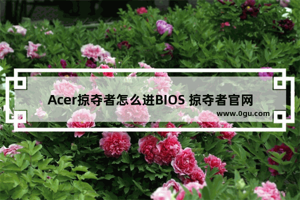 Acer掠夺者怎么进BIOS 掠夺者官网怎么进