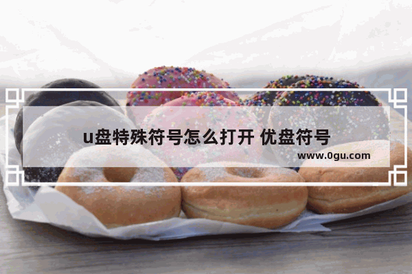 u盘特殊符号怎么打开 优盘符号