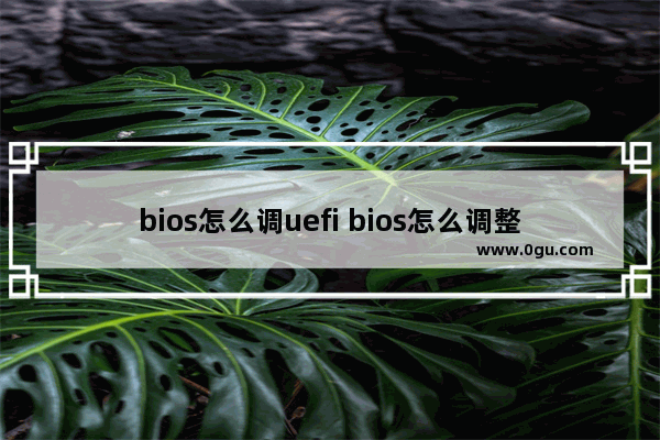 bios怎么调uefi bios怎么调整显卡风扇转速