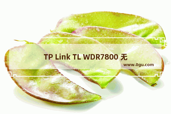 TP Link TL WDR7800 无线路由器网速限制