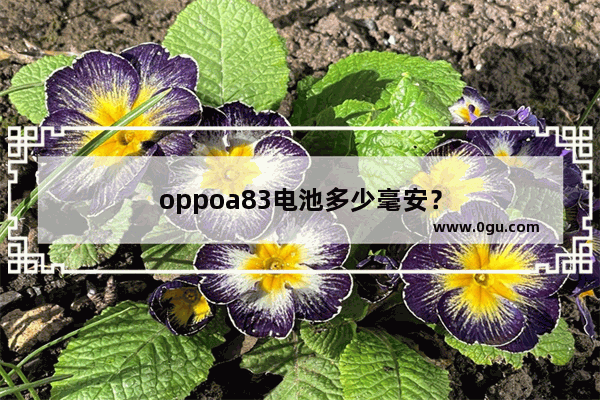 oppoa83电池多少毫安？