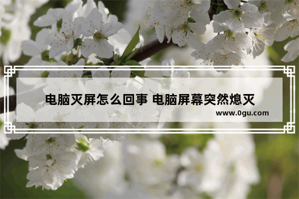 电脑灭屏怎么回事 电脑屏幕突然熄灭