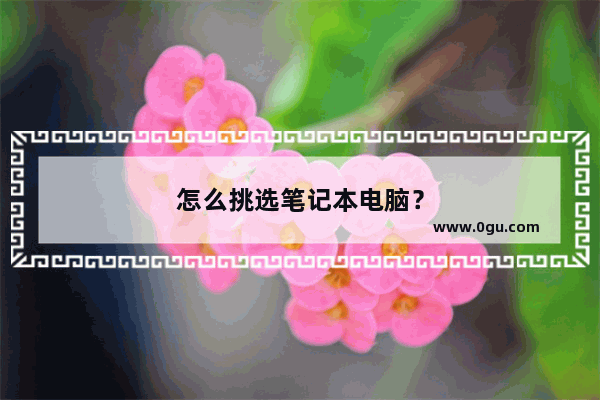 怎么挑选笔记本电脑？