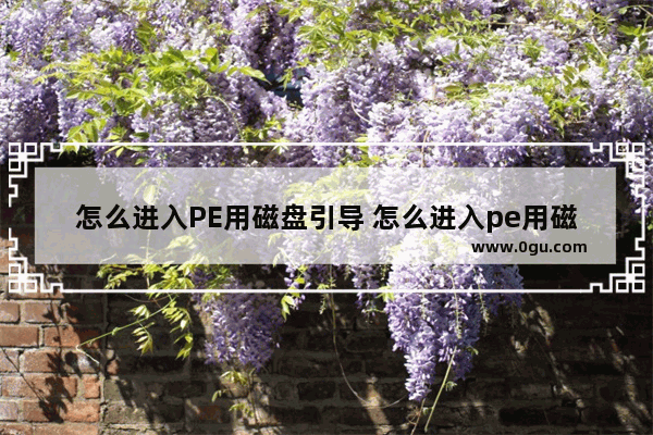 怎么进入PE用磁盘引导 怎么进入pe用磁盘引导系统