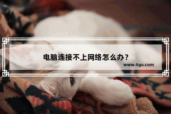 电脑连接不上网络怎么办？
