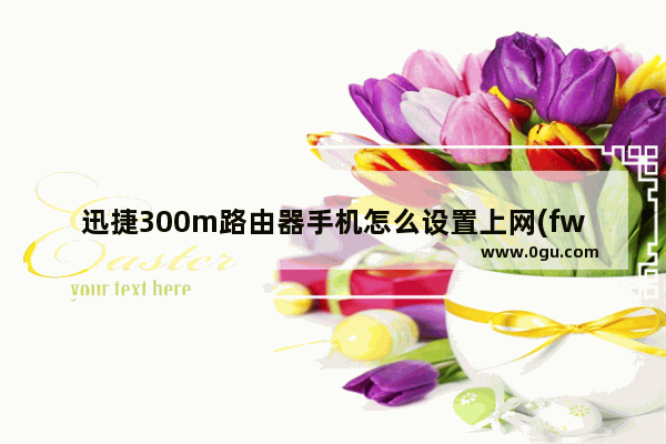 迅捷300m路由器手机怎么设置上网(fw300r无线路由器怎样用手机设置)