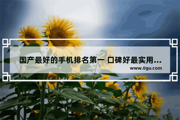 国产最好的手机排名第一 口碑好最实用的手机型号推荐