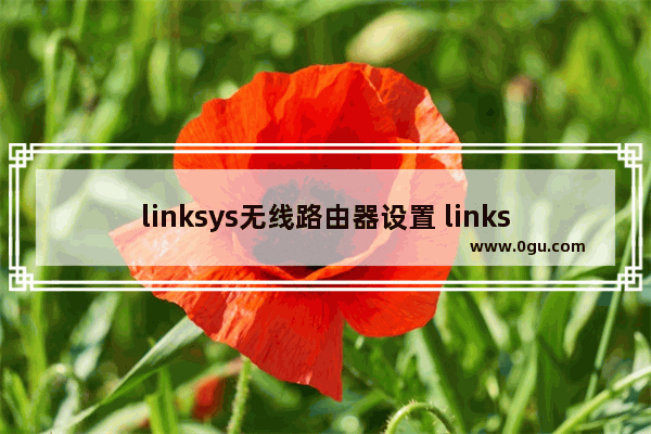 linksys无线路由器设置 linksys路由器详细设置