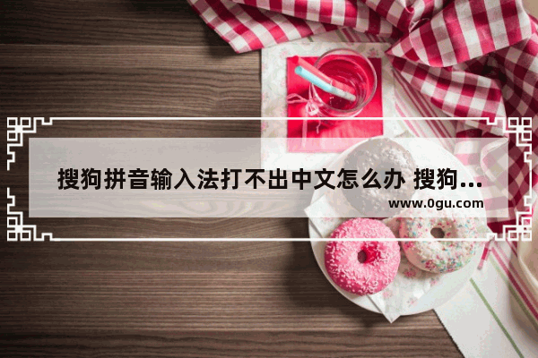 搜狗拼音输入法打不出中文怎么办 搜狗拼音输入法打不出中文的解决方法